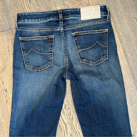 Jacob Cohen Jeans Size 26 Medium Wash Slim Rare Luxury Denim Made in Italy PW711 - Picture 7 of 14